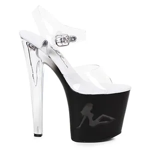 821-TESSA 8" Pointed Stiletto Sandal With Light Up Truckgirl