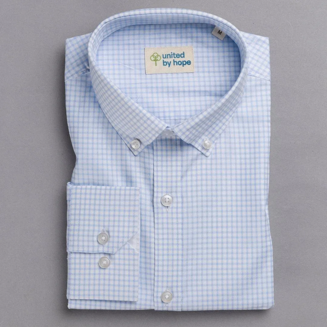 Air Blue Checks Shirt