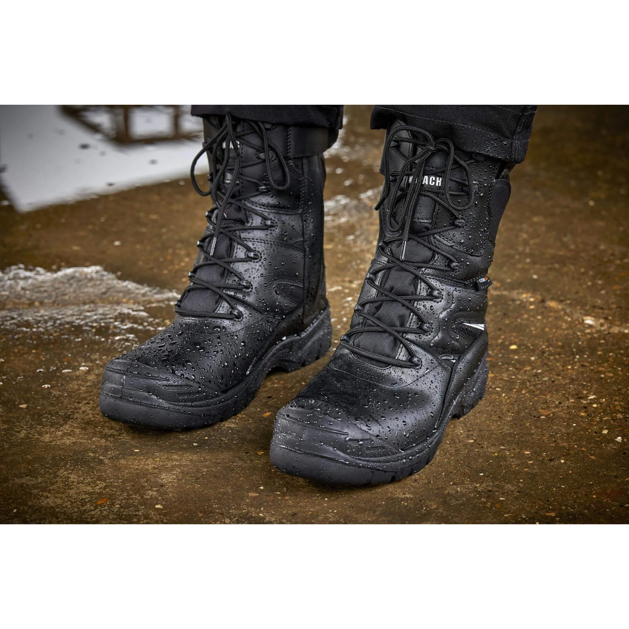 Apache COMBAT Metal-Free High Leg Safety Boots