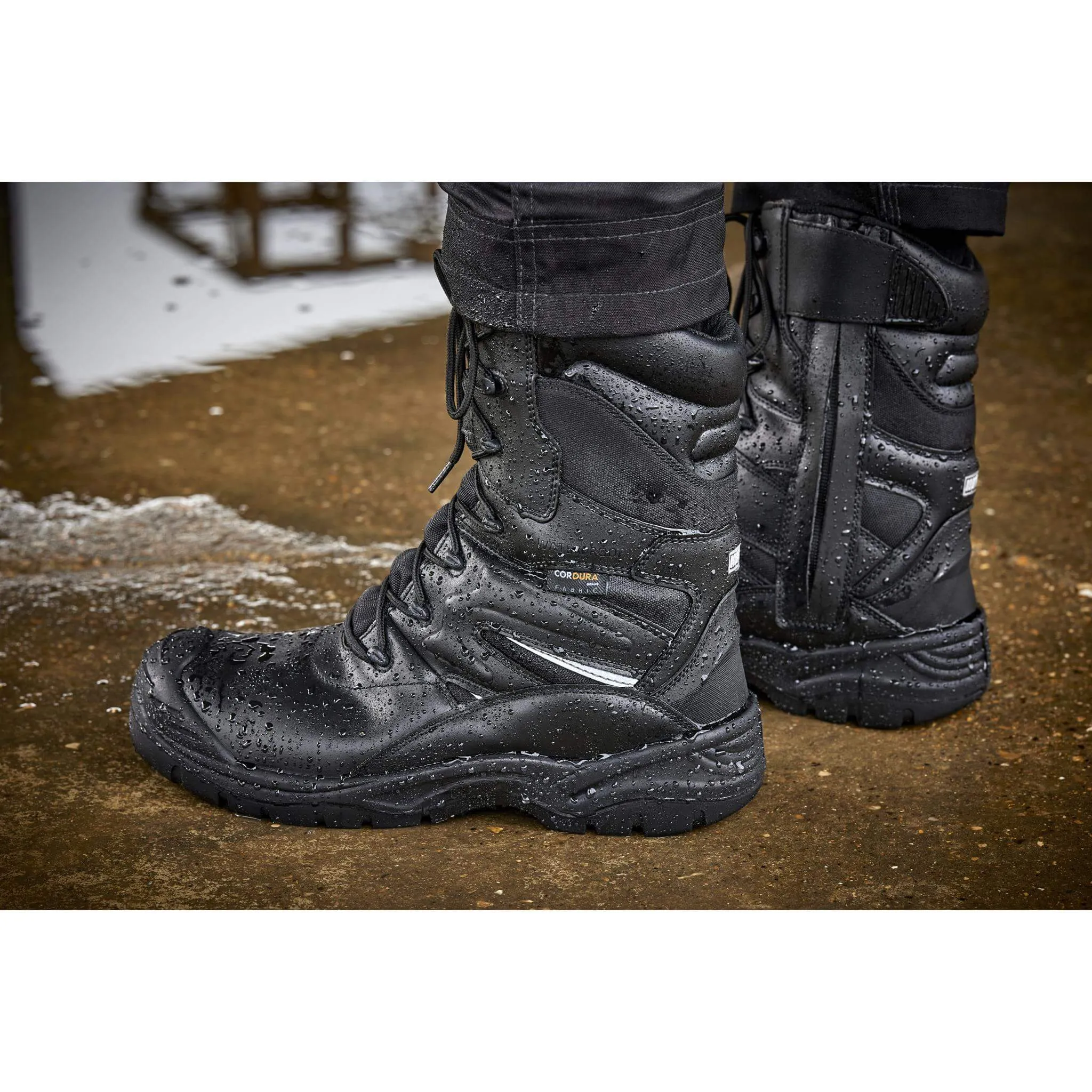 Apache COMBAT Metal-Free High Leg Safety Boots