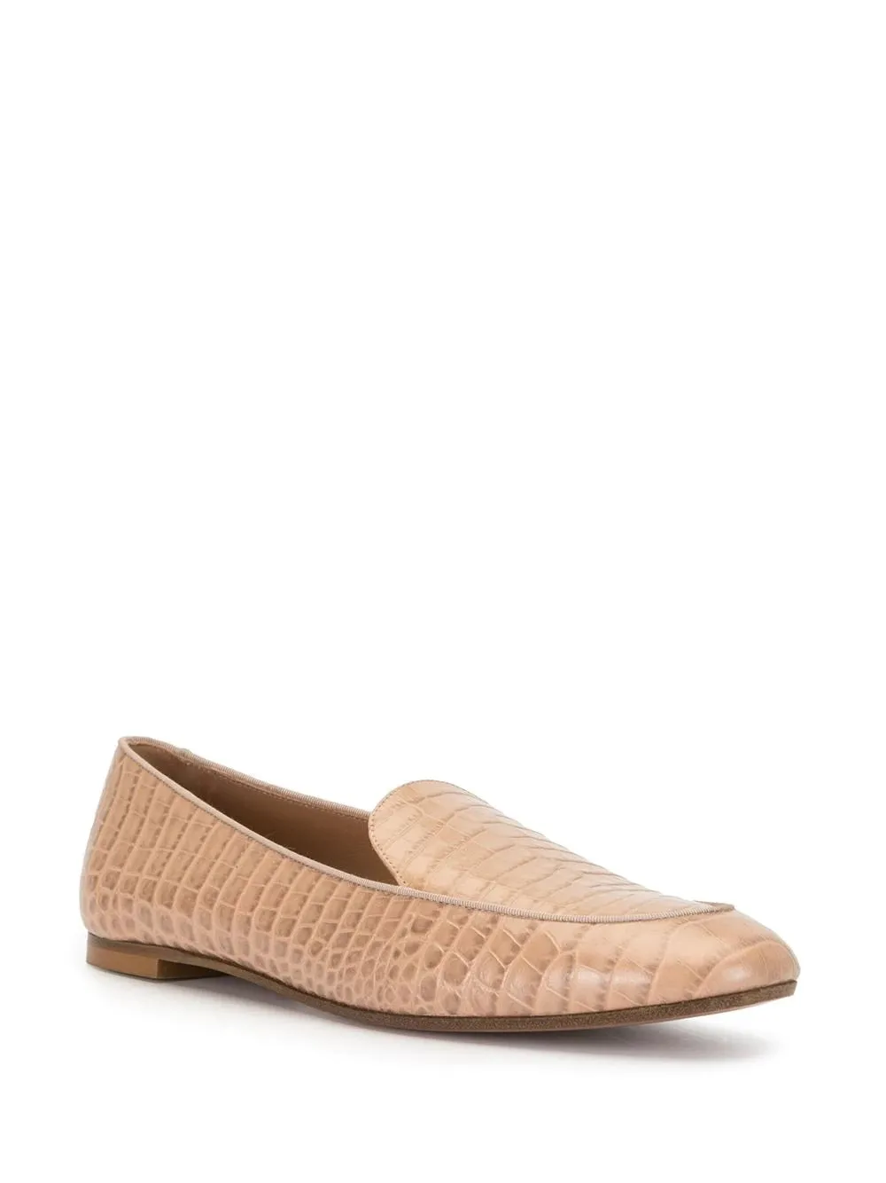 Aquazzura Purist Embossed Loafers