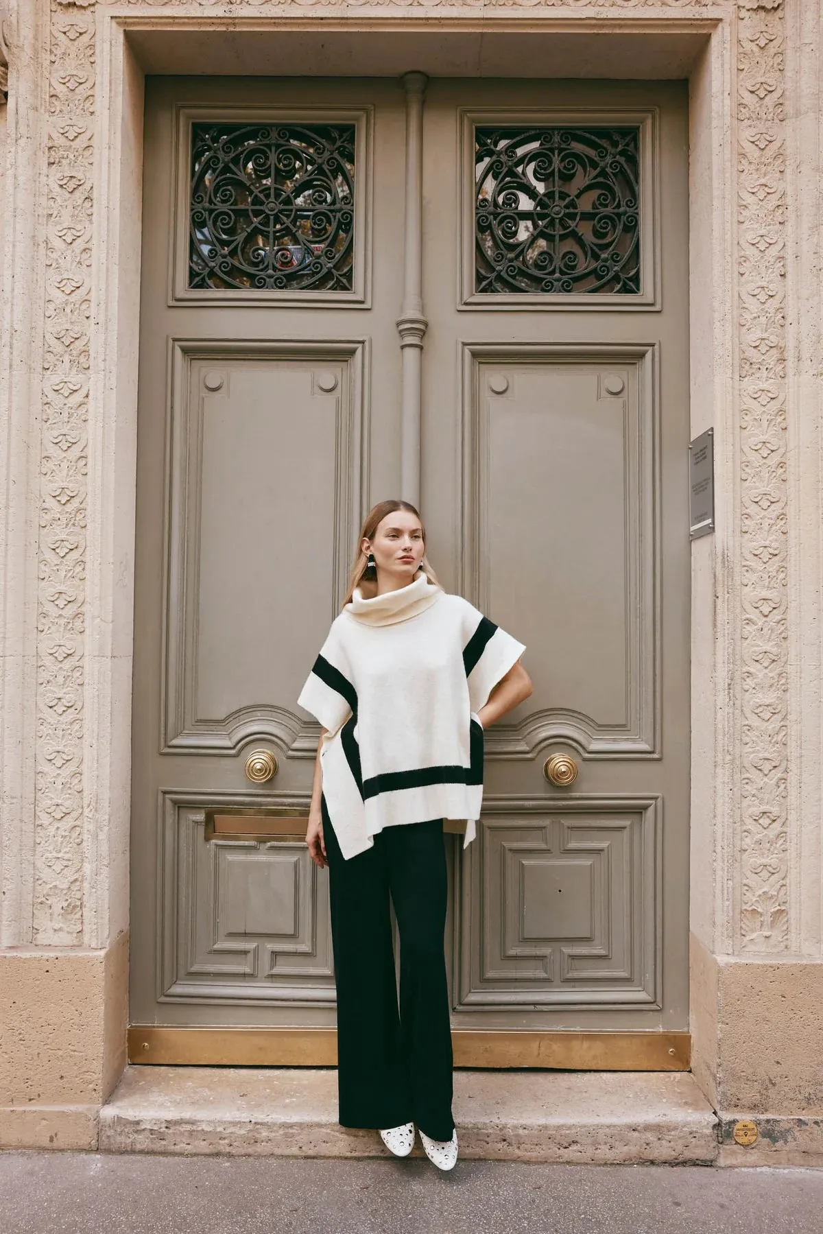 AVINO PONCHO - ECRU