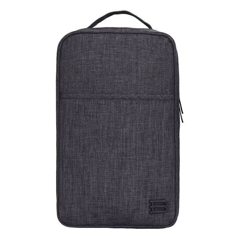 Bagsmart Portable Travel Shoe Bags With Zipper Closure Gym Sport Shoe Tote Bags