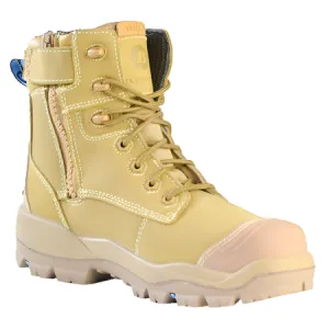 Bata Longreach Zip Sided Lace Up Composite Toe Safety Boot With Scuff Cap (804-88015) (Pre Order)