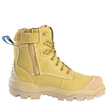 Bata Longreach Zip Sided Lace Up Composite Toe Safety Boot With Scuff Cap (804-88015) (Pre Order)