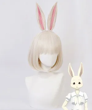 Beastars Haru Light Golden Cosplay Wig