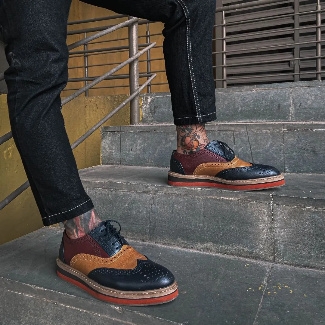 Beverly Tricolour Brogues