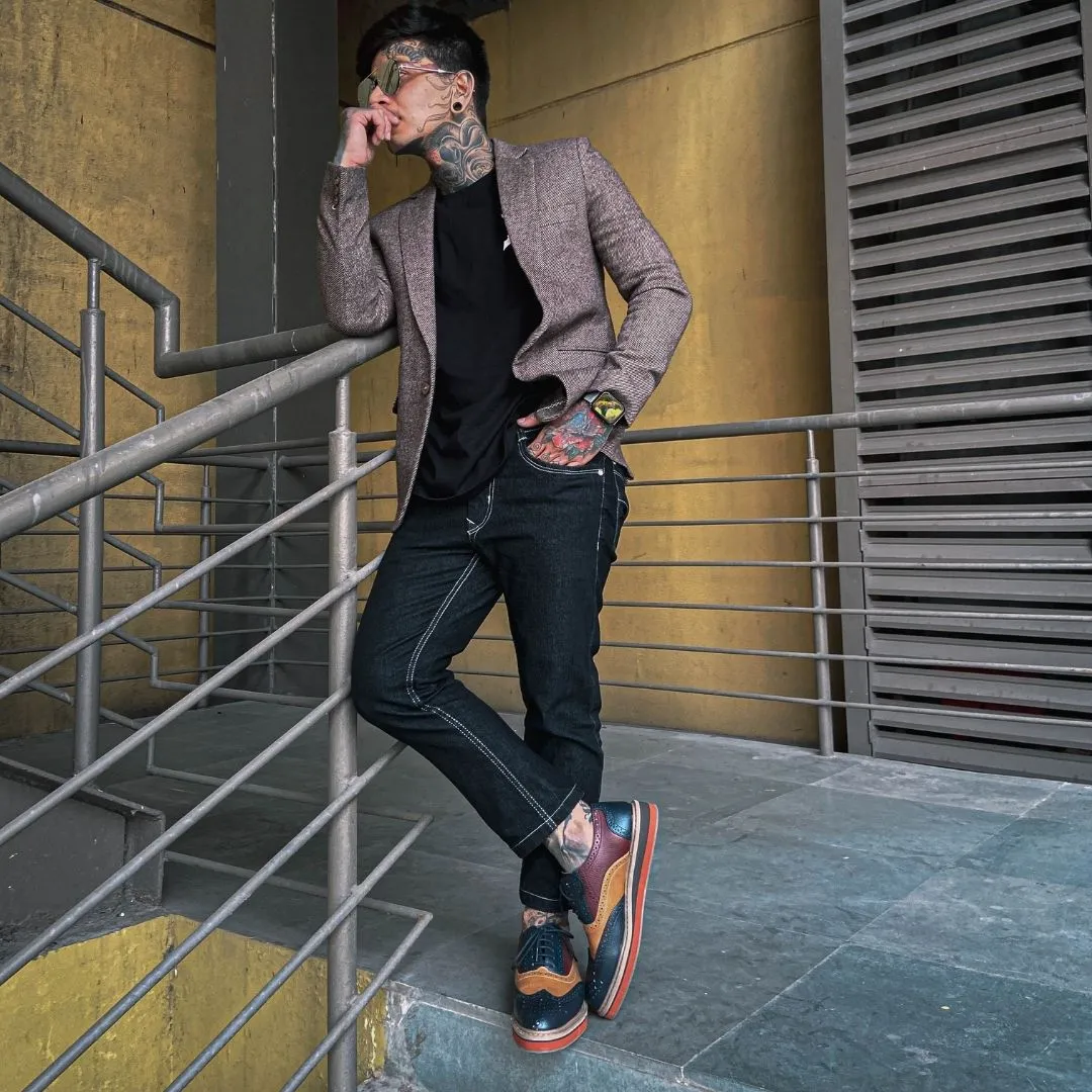 Beverly Tricolour Brogues