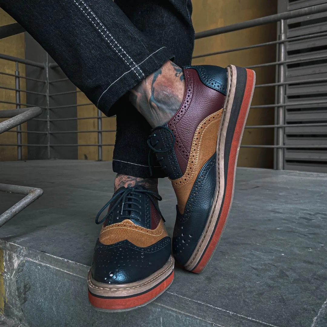 Beverly Tricolour Brogues