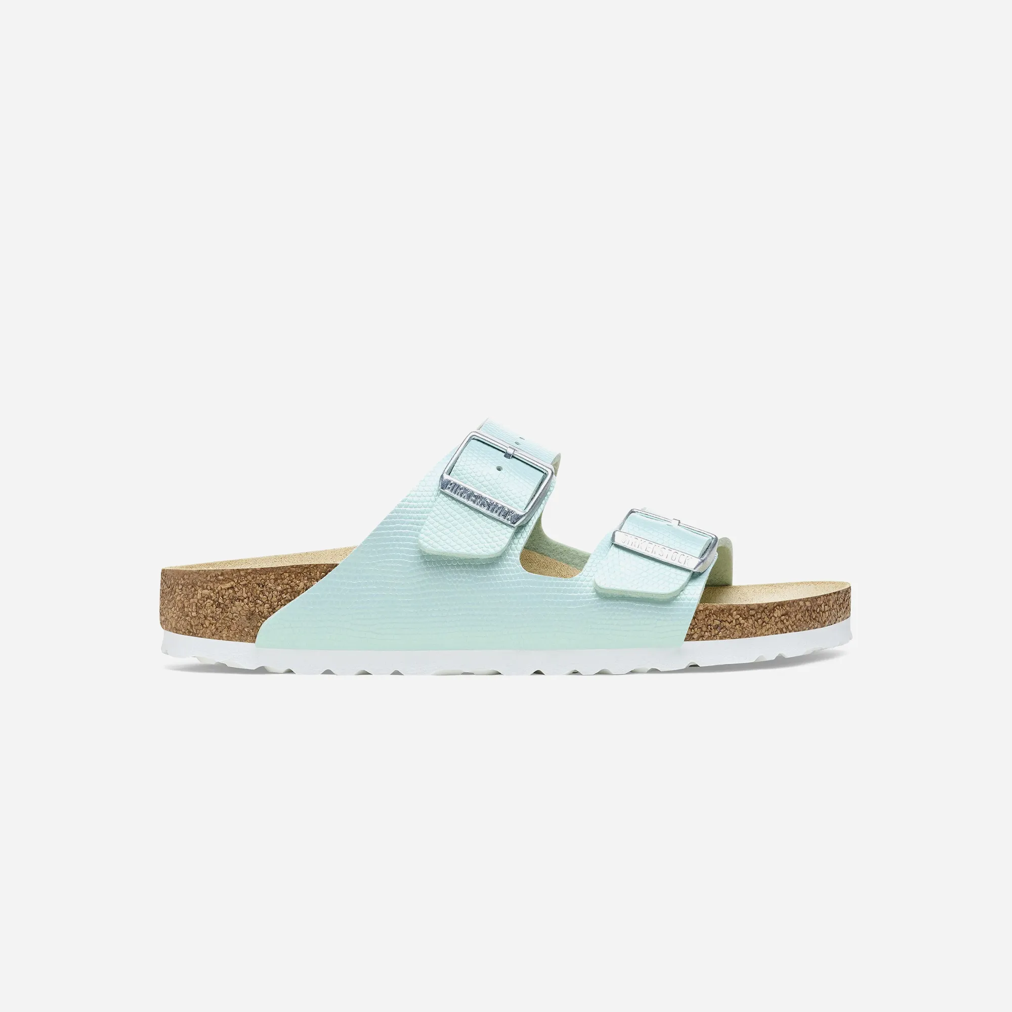 Birkenstock Arizona BF Shiny Lizard Surf Green WMNS