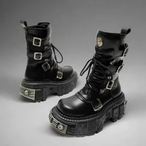 Black Boots Women | Rock Punk Style & Comfort