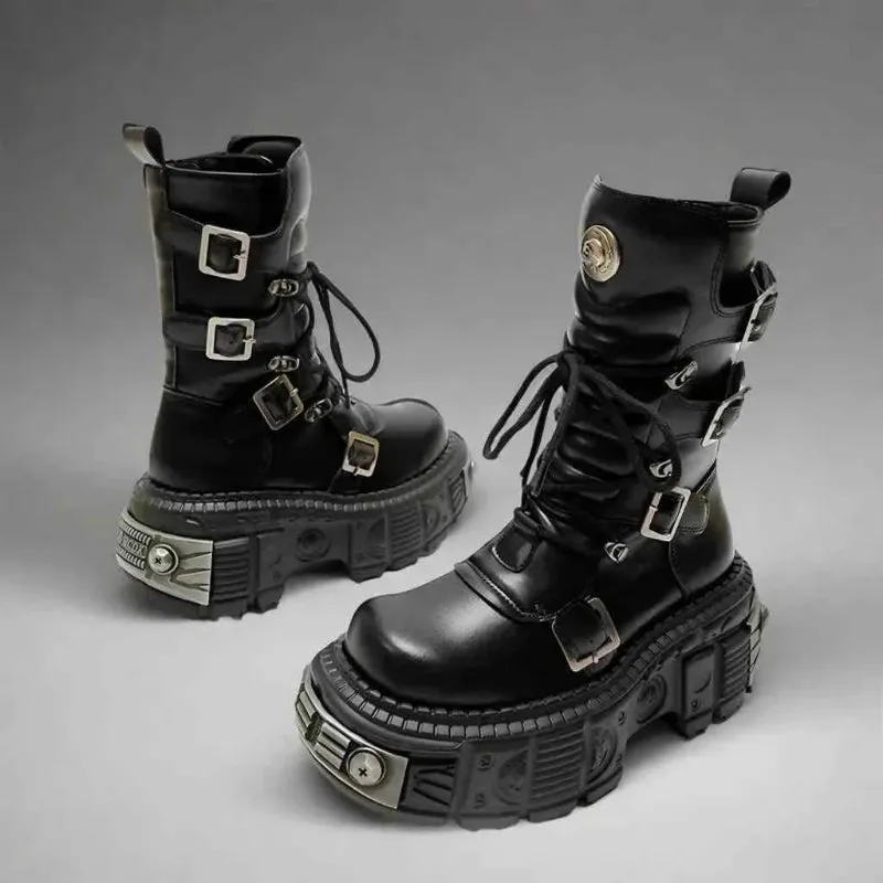 Black Boots Women | Rock Punk Style & Comfort