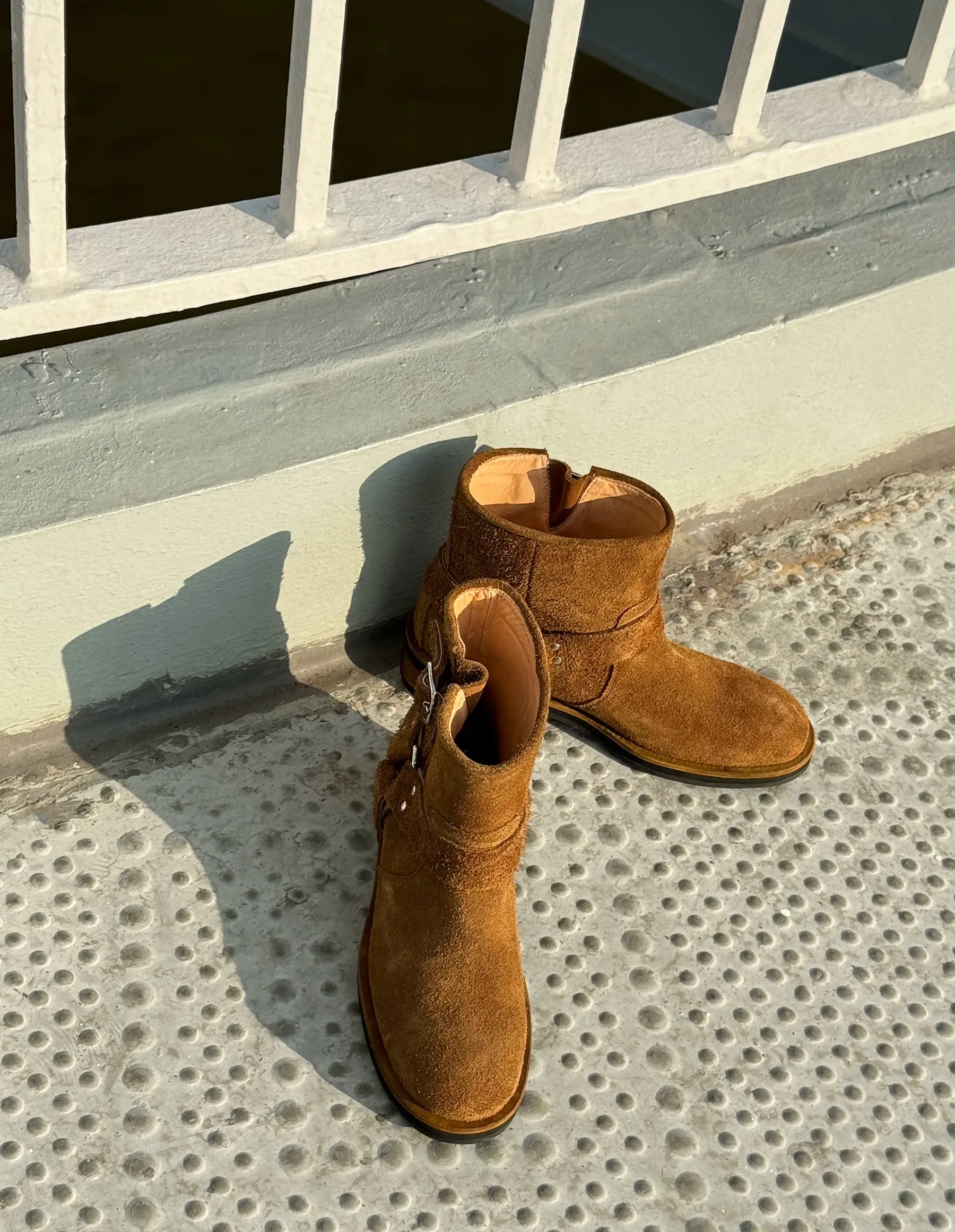 Brown Suede Ankle Boots