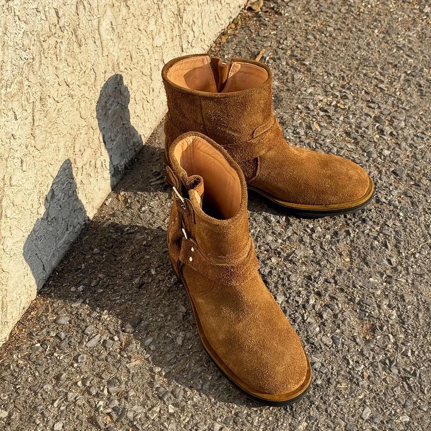 Brown Suede Ankle Boots