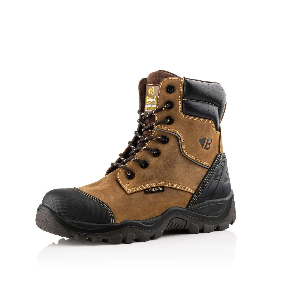 Buckbootz BSH008 High Leg S3 Safety Zip Boots Buckshot Buckler Boots