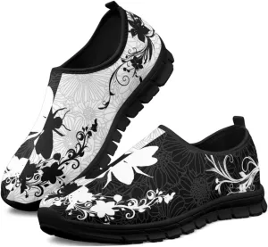 Casual Slip On Walking Shoes for Women Lady Breathbale Mesh Sport Shoes Light Weight Road Running Shoes Comfort Footwear for Travel