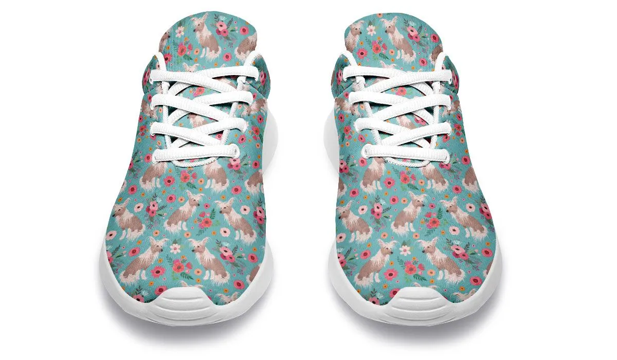 Chinese Crested Flower Sneakers