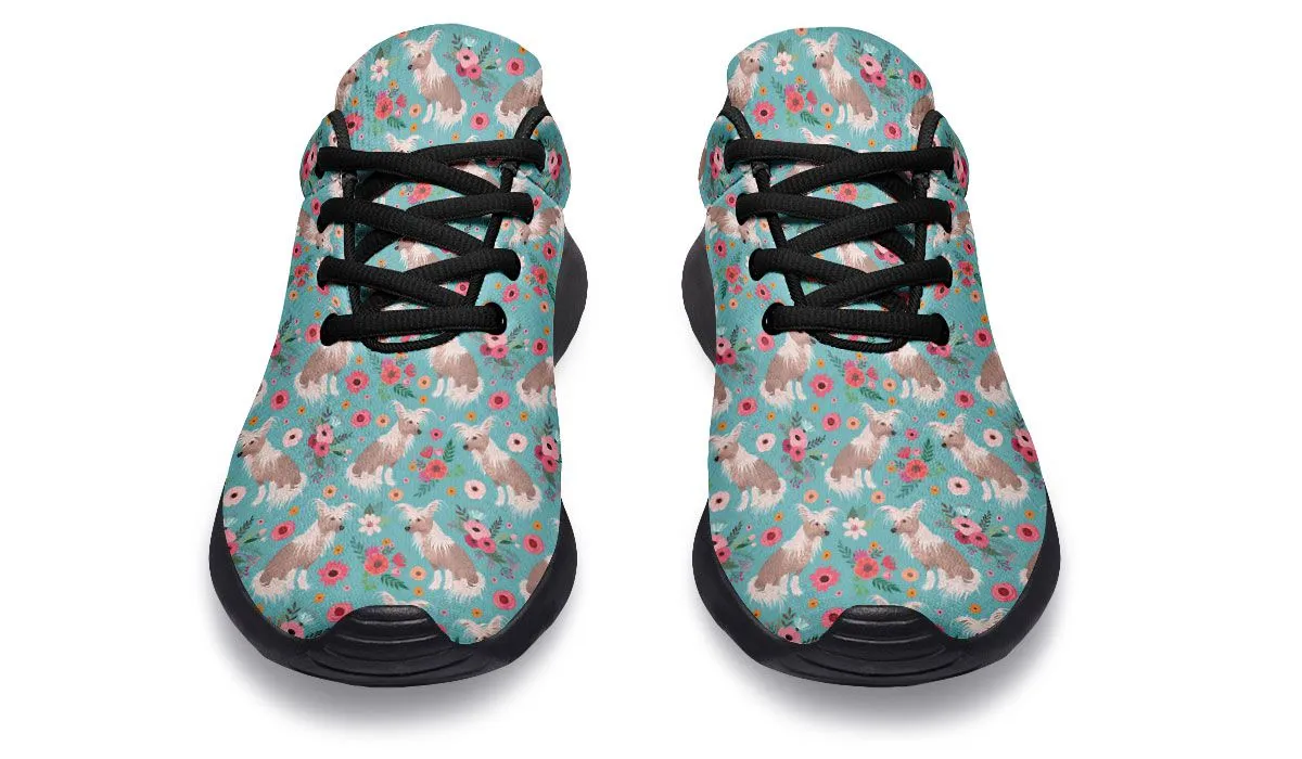 Chinese Crested Flower Sneakers