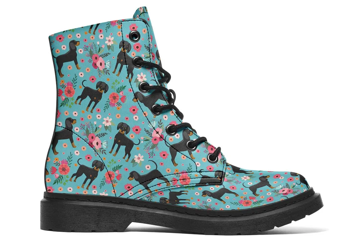 Coon Hound Flower Boots
