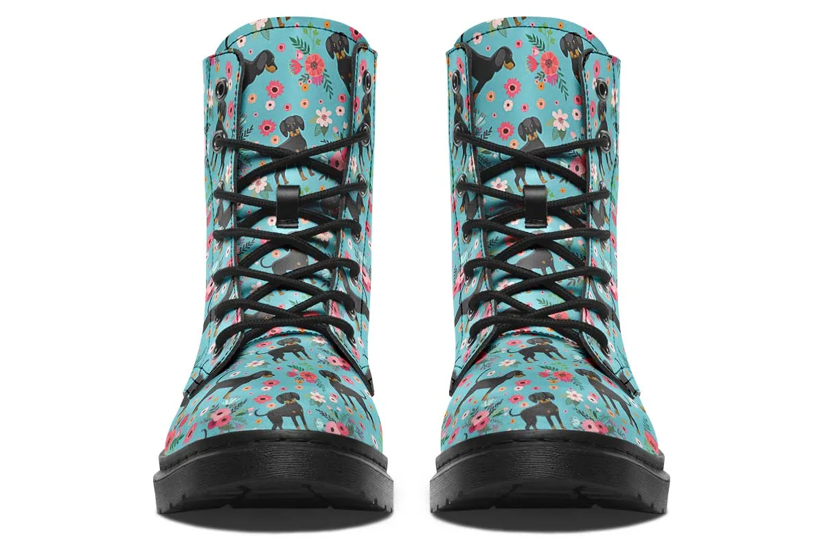 Coon Hound Flower Boots