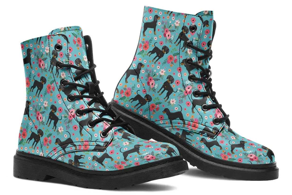 Coon Hound Flower Boots