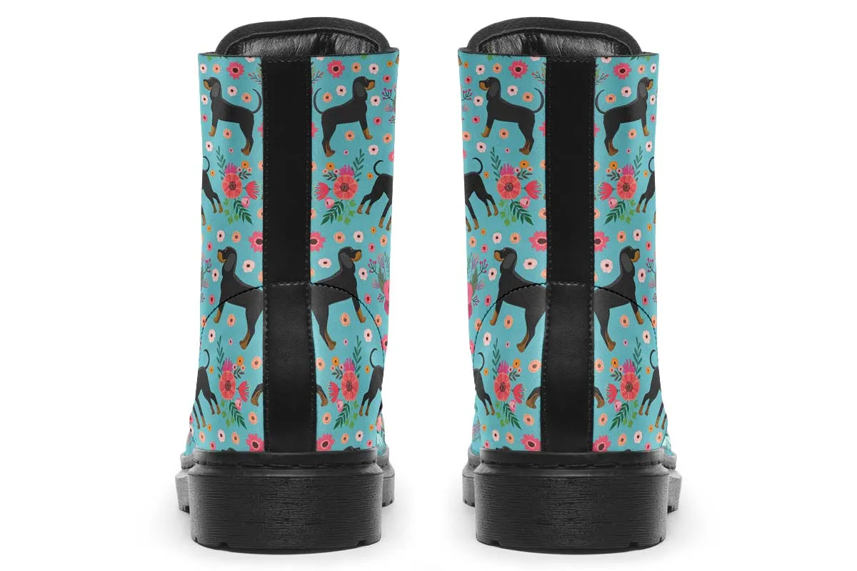 Coon Hound Flower Boots