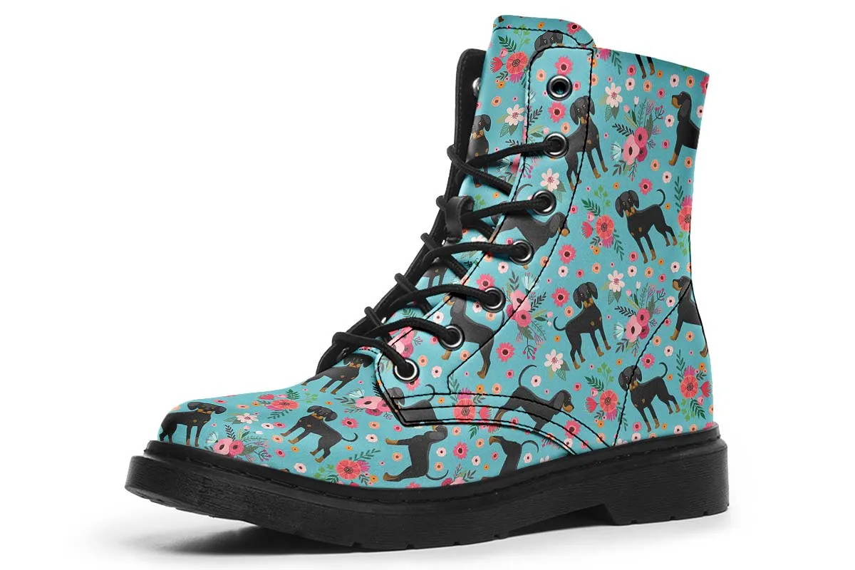 Coon Hound Flower Boots