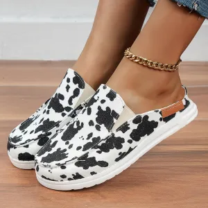 Cow pattern Casual Slip-on Shoes  Comfortable Shoes