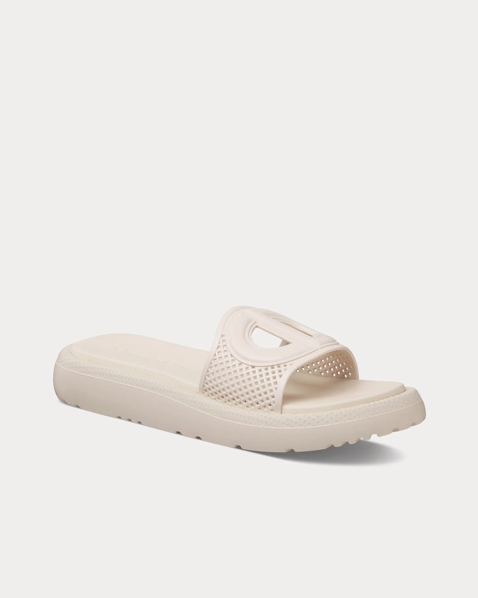 Dioriviera D-Club Candy White Rubber Slides