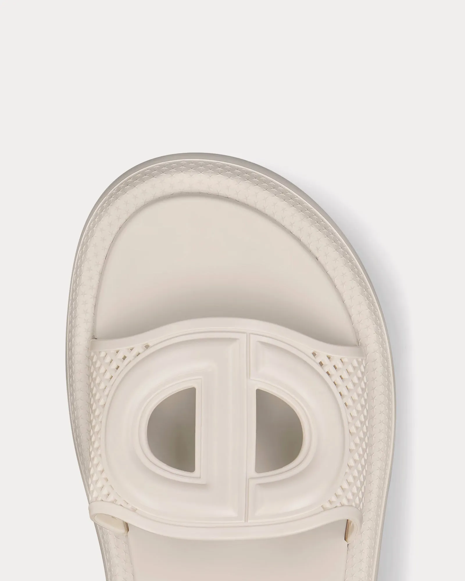 Dioriviera D-Club Candy White Rubber Slides