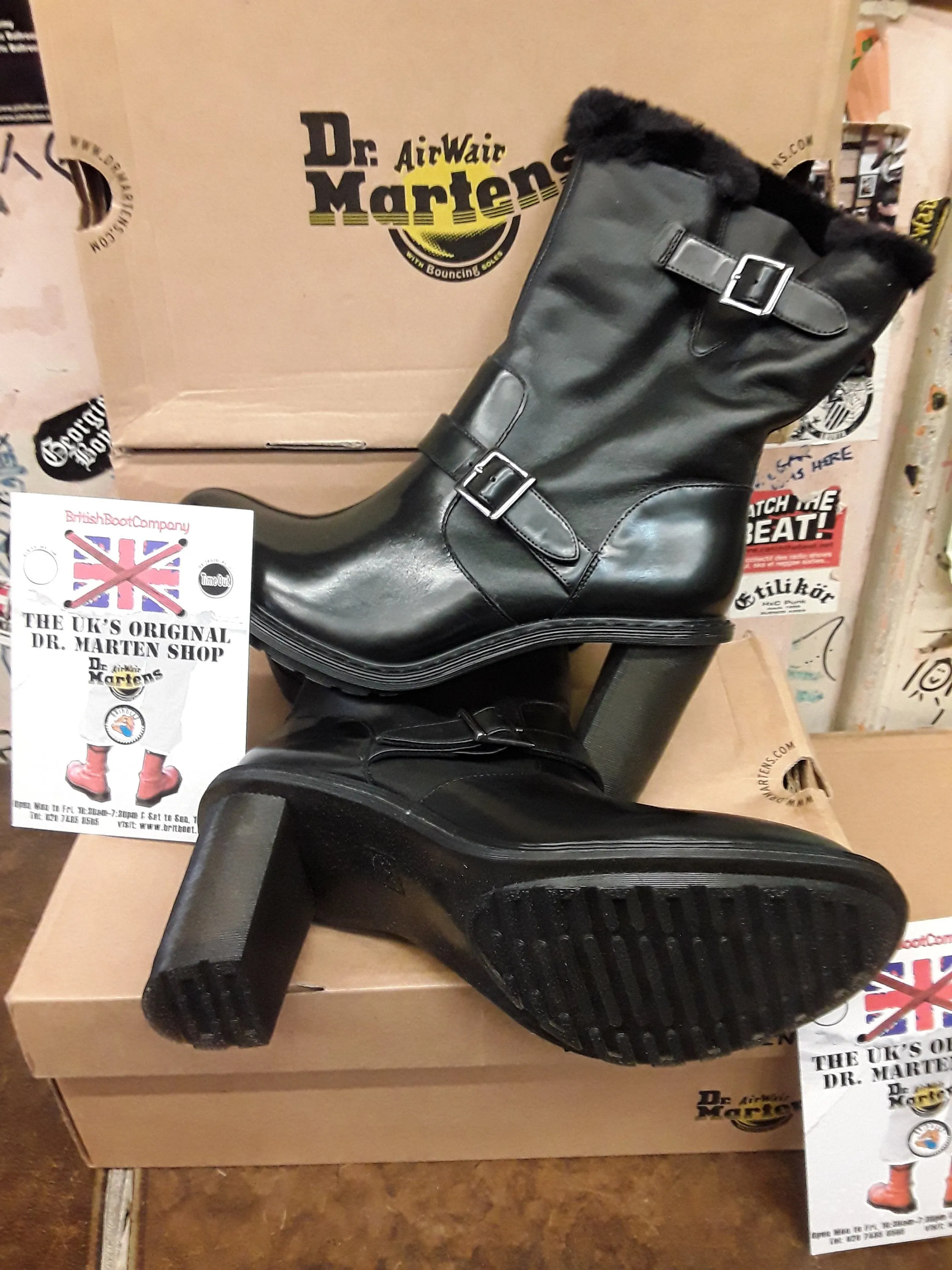 Dr Martens Hannah Heeled Boot Various Sizes