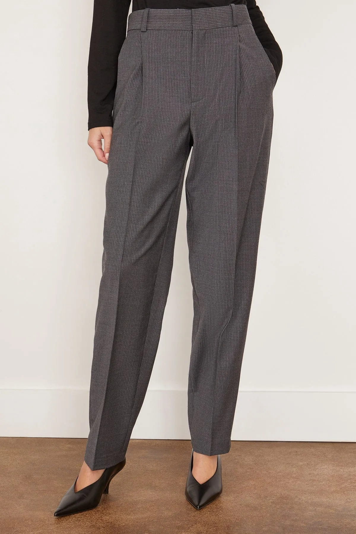 Dude Pants in Anthracite Chine