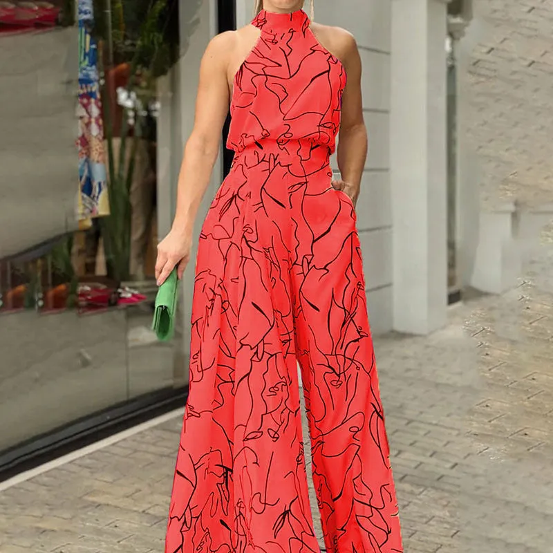 Edralyn - Modern Abstract Jumpsuit