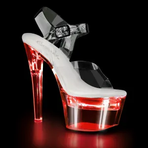 FLASHDANCE-708 LED Light Up Stripper Sandals