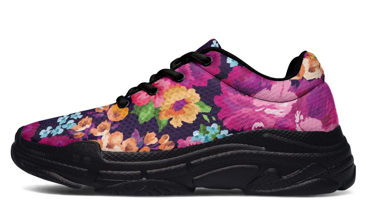 Floral Chunky Sneakers