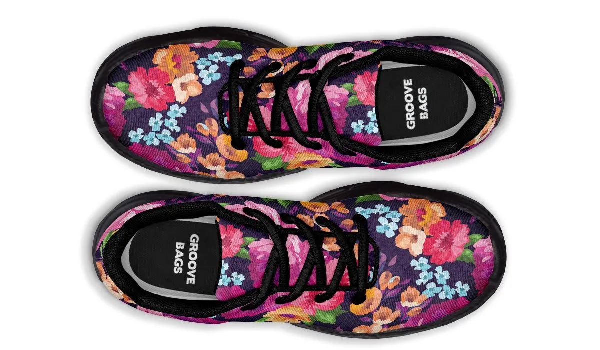 Floral Chunky Sneakers