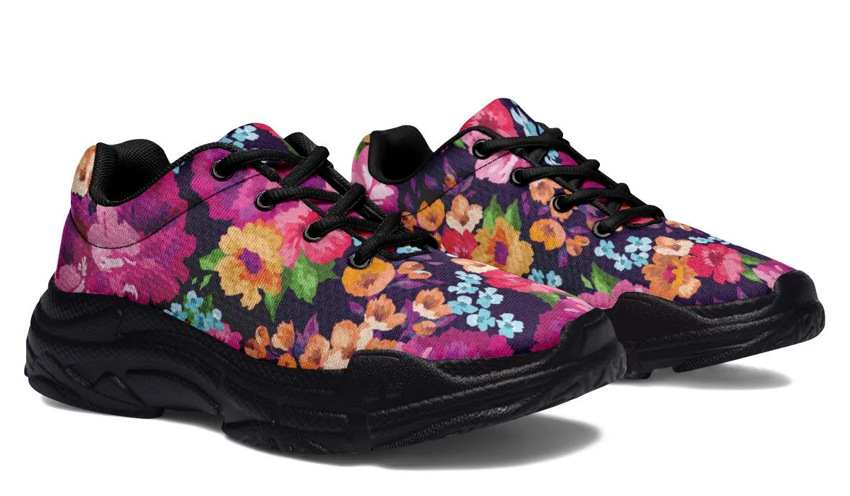 Floral Chunky Sneakers