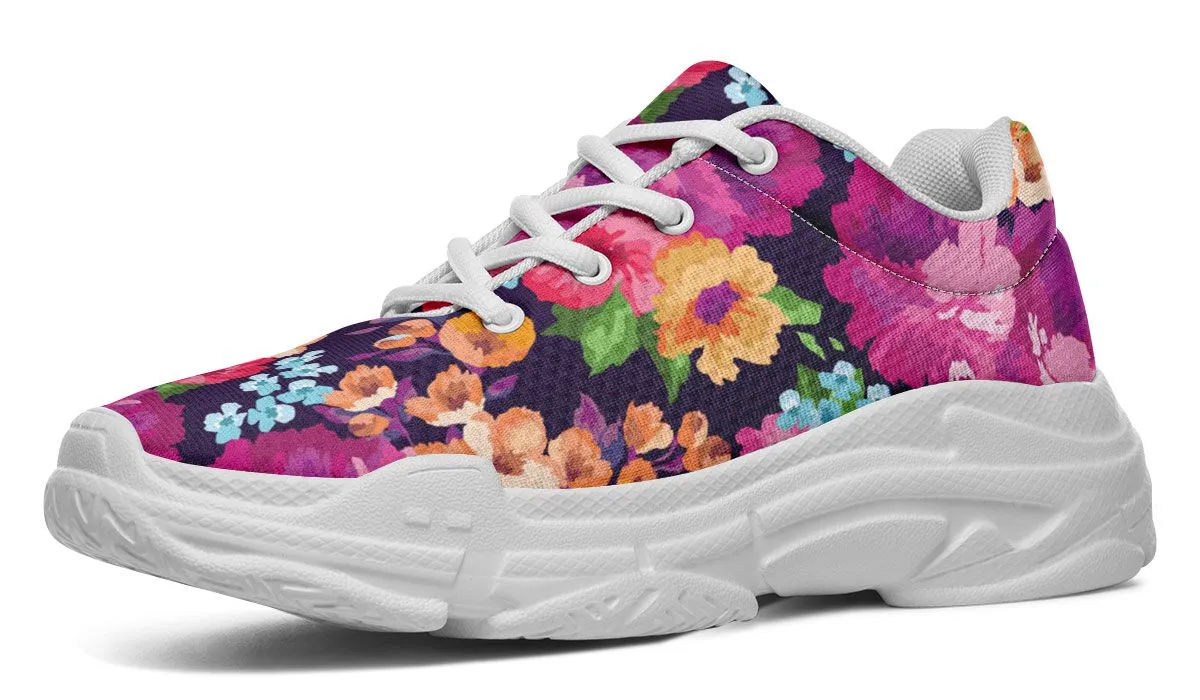 Floral Chunky Sneakers
