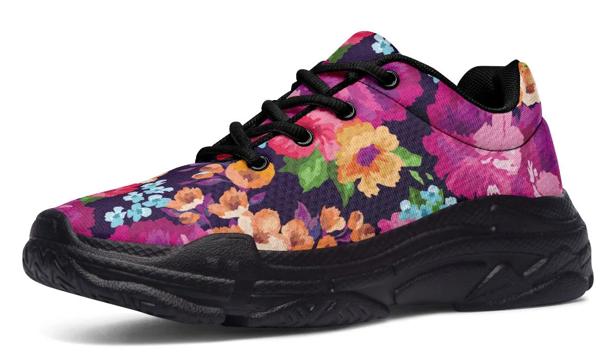 Floral Chunky Sneakers