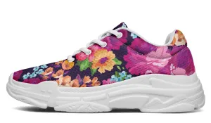 Floral Chunky Sneakers