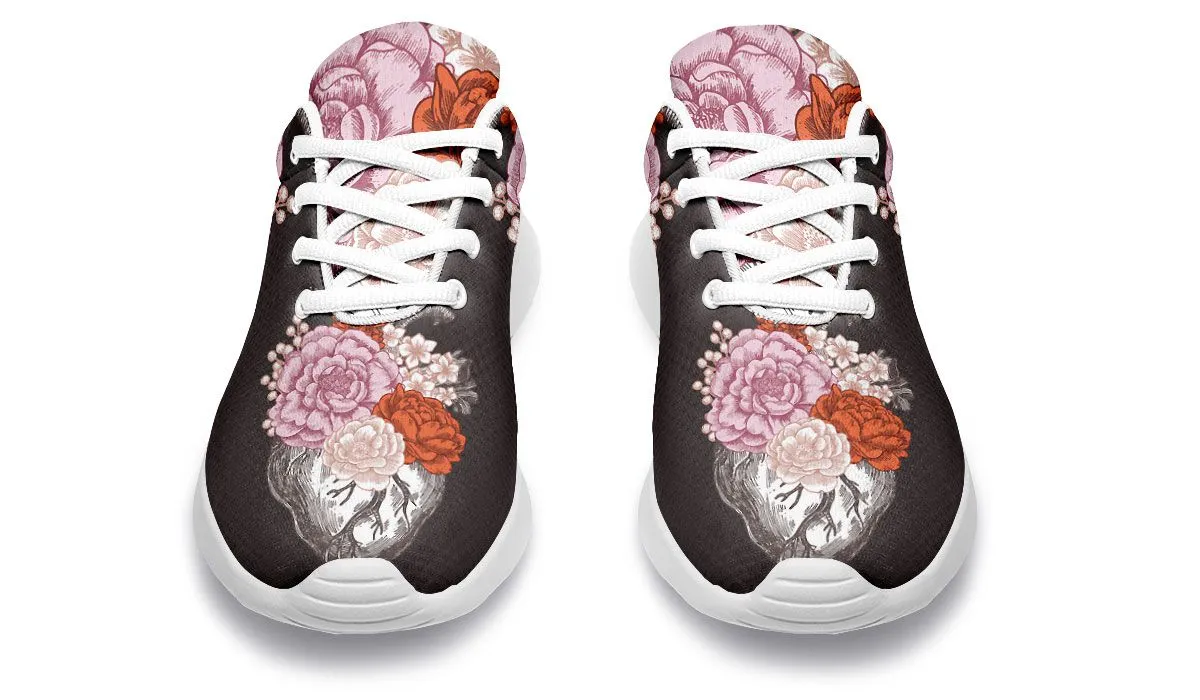Floral Heart Sneakers