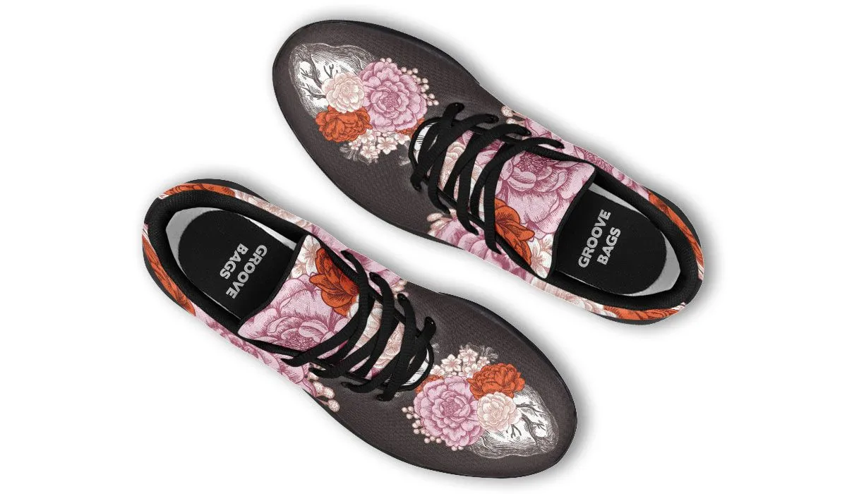 Floral Heart Sneakers