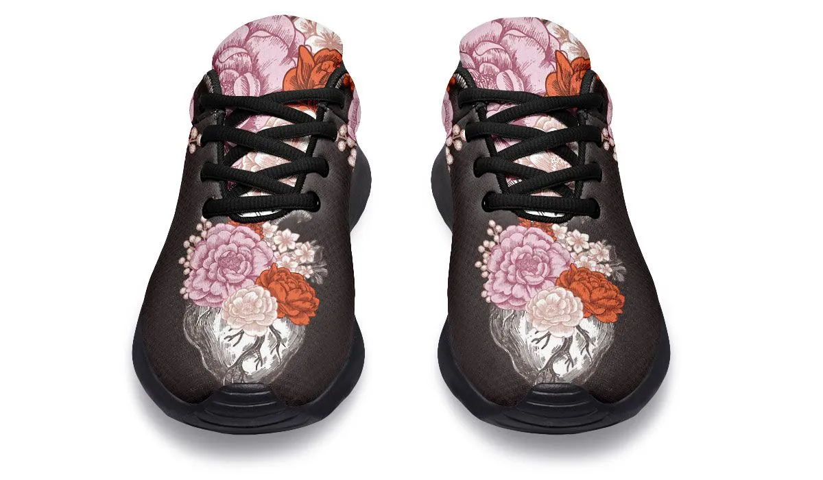 Floral Heart Sneakers