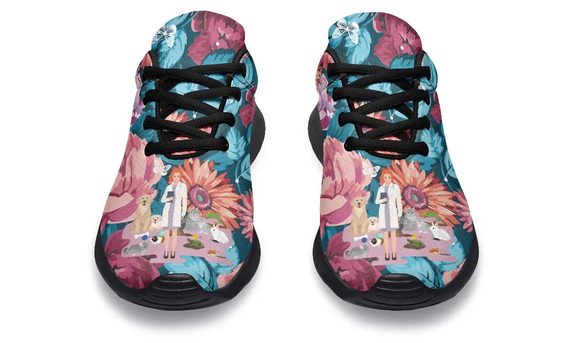 Floral Veterinarian Sneakers