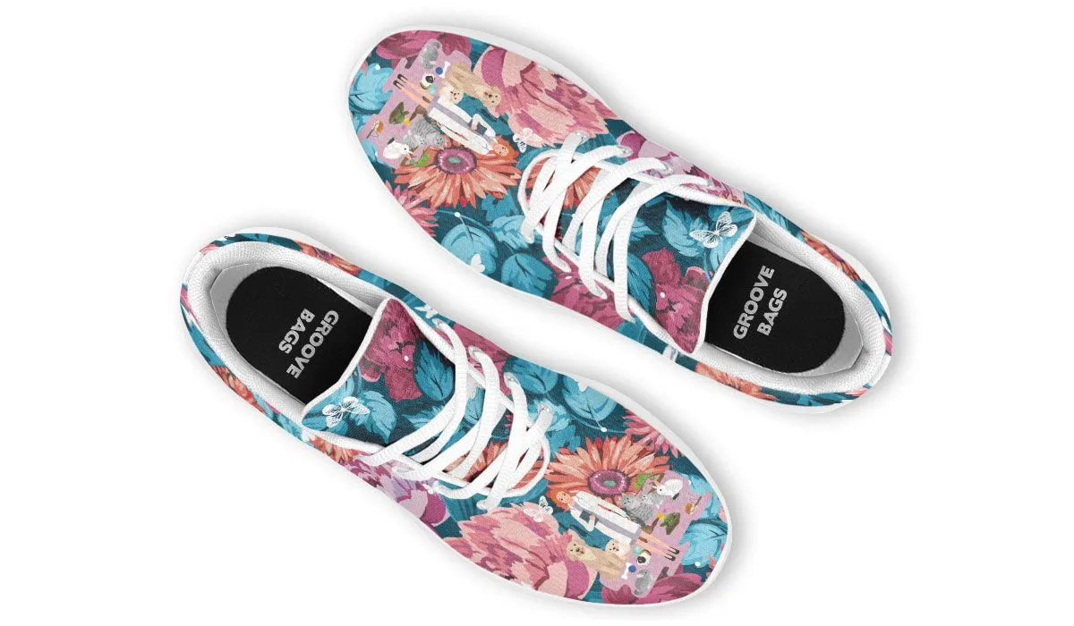Floral Veterinarian Sneakers