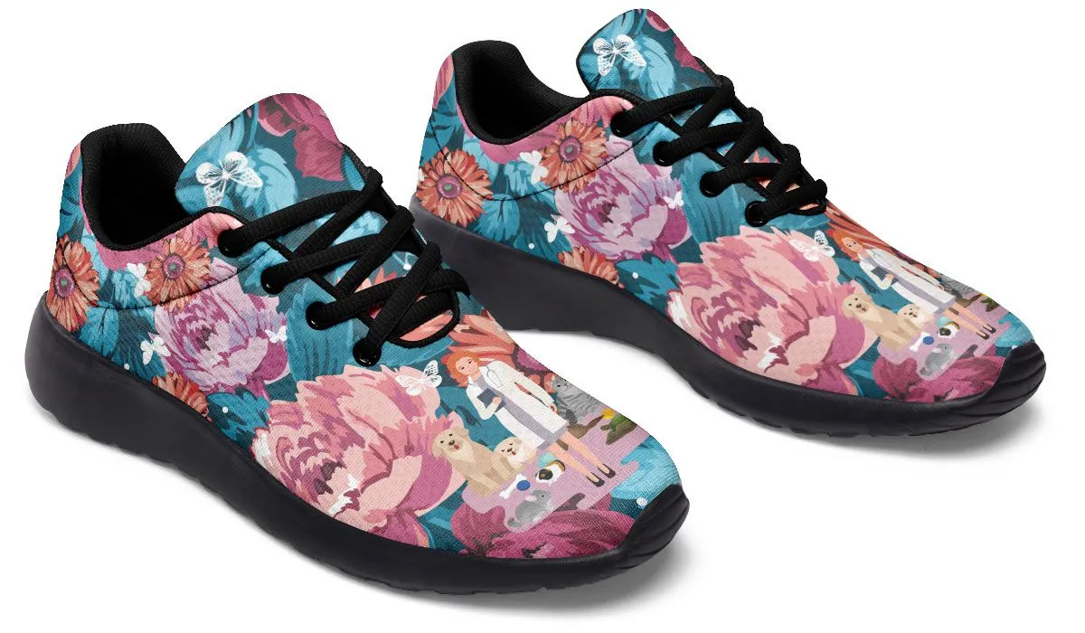 Floral Veterinarian Sneakers