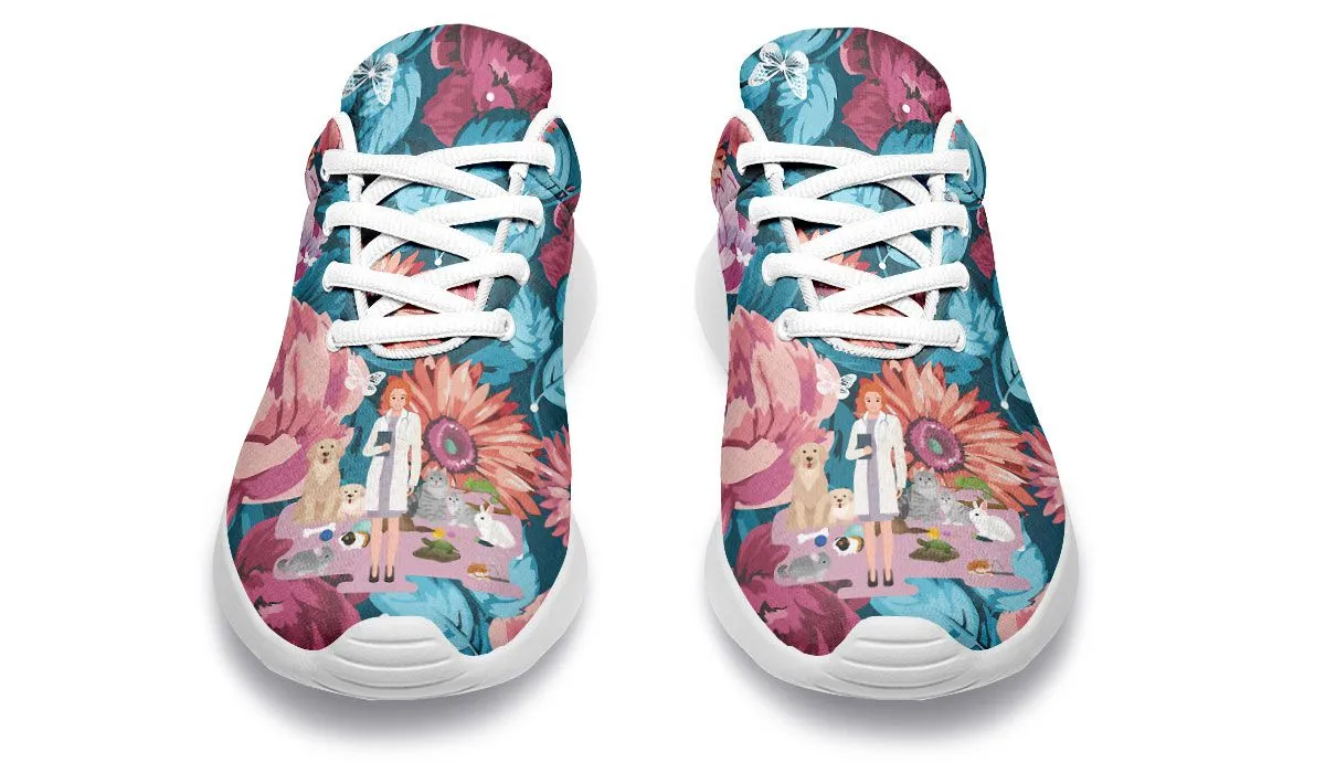 Floral Veterinarian Sneakers