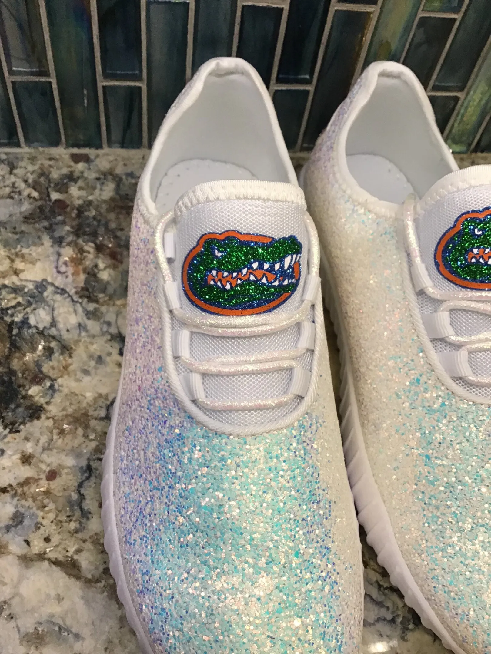 Florida Gator Glitter Sneakers