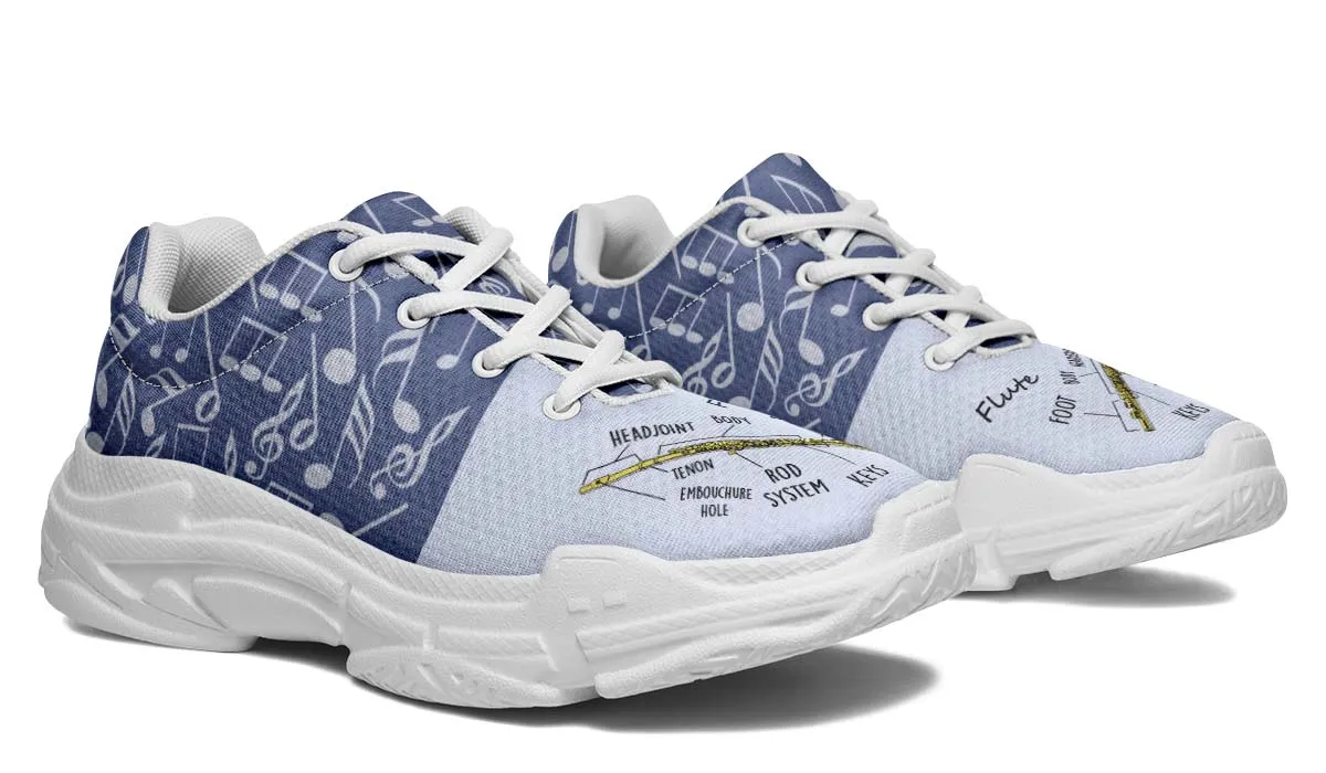 Flute Diagram Chunky Sneakers