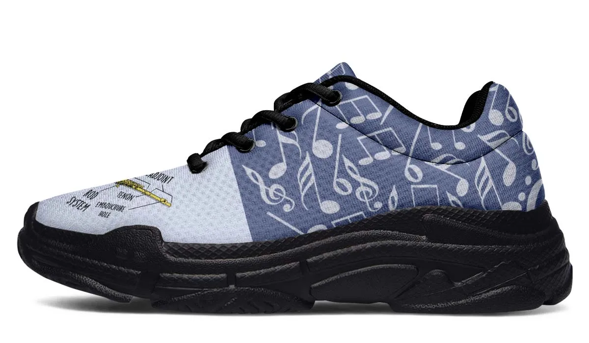Flute Diagram Chunky Sneakers